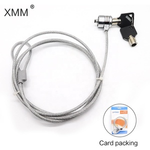 XMM-2003 Zinc Alloy Material Steel Cable Wire Notebook Laptop <strong>Computer</strong> <strong>Lock</strong> Security <strong>Lock</strong> <strong>With</strong> 2 <strong>Keys</strong> in Black Color - Product Image 2