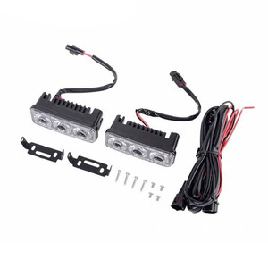Yüksek güç kırmızı mavi sarı yeşil beyaz gündüz çalışan ışık 12V 9W Led far - Product Image 3