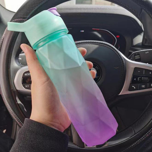2022 New Angular Space <strong>Cup</strong> 600ml Gradually Changing Color Portable Straw <strong>Cup</strong> Foreign Trade Pop <strong>Cup</strong>