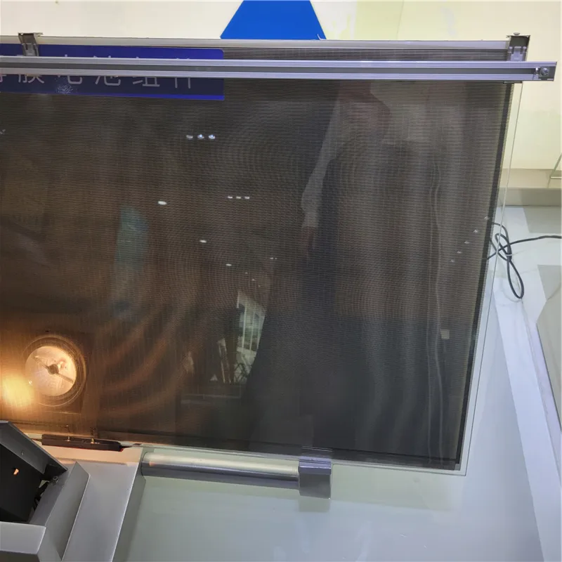 High quality transparent thin film solar panel cdte solar glass transparent glass solar panel