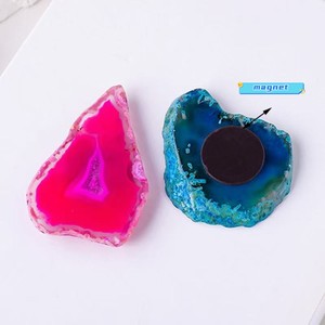 Özel doğal kristaller şifa Gem ham taş geri buzdolabı mıknatısı kaba taş yaratıcı buzdolabı mıknatısı dekorasyon el sanatları - Product Image 4