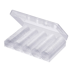 100Pcs/Lot <strong>Coin</strong> Holder Capsules 30mm Plastic Round <strong>Box</strong> for <strong>Coin</strong> Collection Protector <strong>Coins</strong> Storage <strong>Box</strong> - Product Image 1