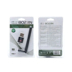 批发Usb Wifi加密狗300mbps Usb 2.0无线适配器网卡迷你Wifi适配器Pc电脑 - Product Image 1