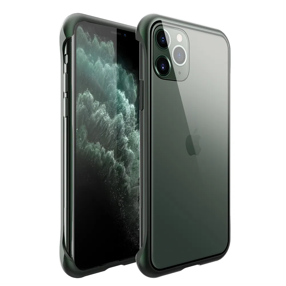 Luxus ohne Rahmen Design stoß feste magnetische transparente Handy hülle für iPhone 11/ iPhone 11 Pro/ iPhone 11 Pro max
