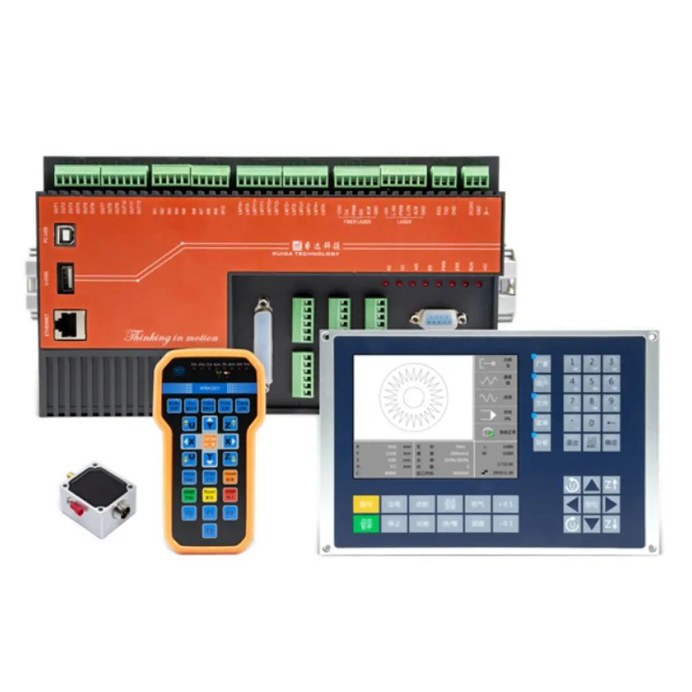 El Sistema de Control de fibra estándar de admite motor paso a paso y servomotor y admite 2 traducciones láser