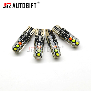 OEM T10 W5W RGBLEDストロボフラッシュシリコンゲルライト194168 COB8チップLED点滅電球クリアランスライト12Vカラフル - Product Image 3