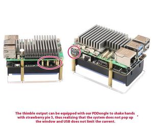 Módulo de alimentación UPS 5V5A Raspberry Pi dedicado con batería de 10000 MAh 21700 Módulos de cámara de monitoreo en tiempo real - Product Image 4