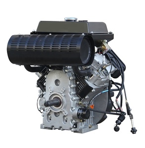 Hiearns 20hp 25hp 30hp פיר חור מנעול 36.5mm <span class=keywords><strong>V</strong></span> twin דיזל מנוע 4 שבץ מקורר אוויר <span class=keywords><strong>2</strong></span> צילינדר מנוע דיזל