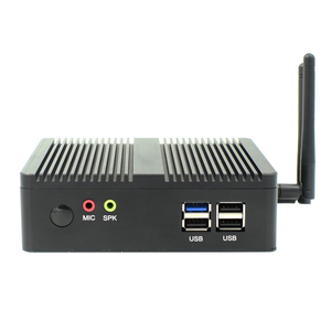 Fansız pc bilgisayar Intel celeron 1900 HD + VGA 2 Gigabit LAN 2COM Win10 pc oyun bilgisayarlar dizüstü bilgisayarlar ve masaüstü bilgisayarlar için VOIP - Product Image 1