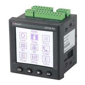 Acrel ARTM-Pn Rs485 Modbus-RTU GFSK Controlador de temperatura inalámbrico Dispositivo de visualización para sensor de temperatura ATE - Product Image 2