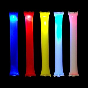 แท่งไฟ LED กระพริบได้สำหรับตกแต่งงานคอนเสิร์ตแฟนๆอุปกรณ์ประกอบฉากเชียร์ลีดเดอร์แท่งเป่าลมพร้อม2024 LED RGB LED สำหรับงานแสดงกีฬา - Product Image 3
