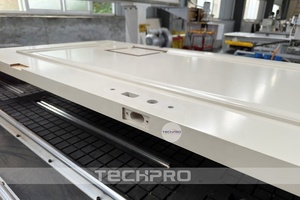 New Woodworking Wood Door Making Machine Horizontal Spindle <strong>4</strong> <strong>Axis</strong> ATC <strong>CNC</strong> Wood <strong>Router</strong> Driing Holes Door Lock - Product Image 6