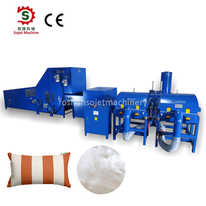 7D Fiber Opening and Pillow Filling <strong>Machine</strong> with Automatic Vacuum Filling Stations - Product Image 1