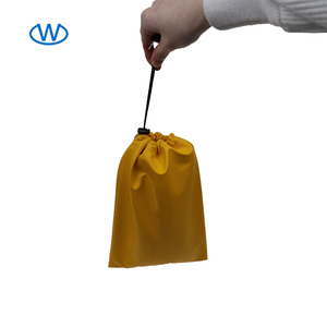 2022 Custom logo with <strong>Pattern</strong> White Soft Mini Small Large Recycled Eco Organic <strong>Draw</strong> Pull <strong>String</strong> PU Drawstring <strong>Bag</strong> - Product Image 6