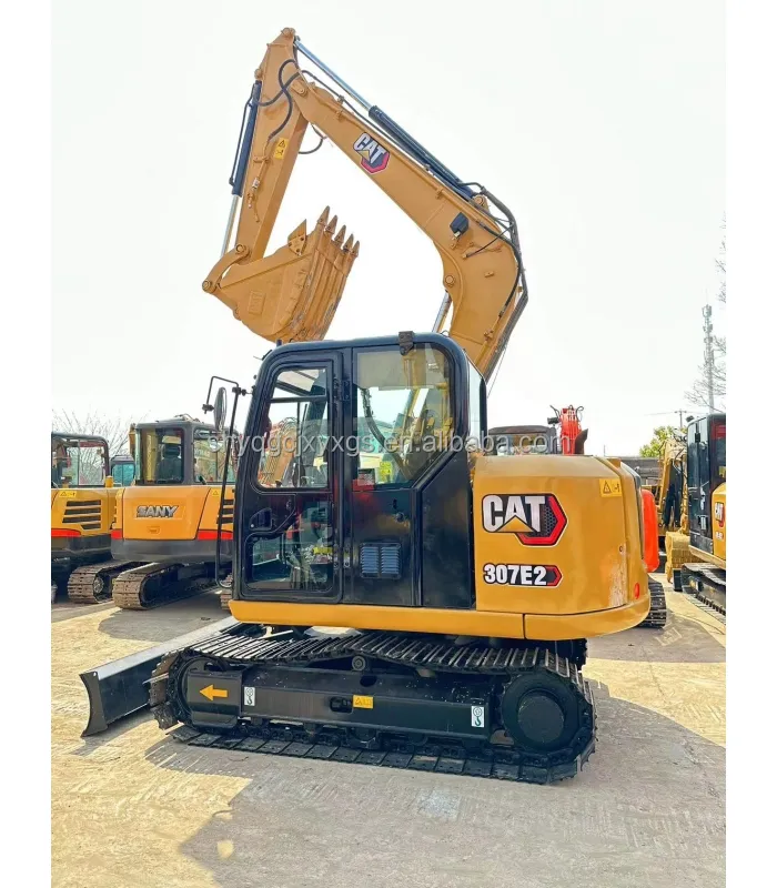 Maquinaria de construcción de segunda mano de Japón, excavadoras de 7 toneladas CAT307, retroexcavadora hidráulica con excavadora