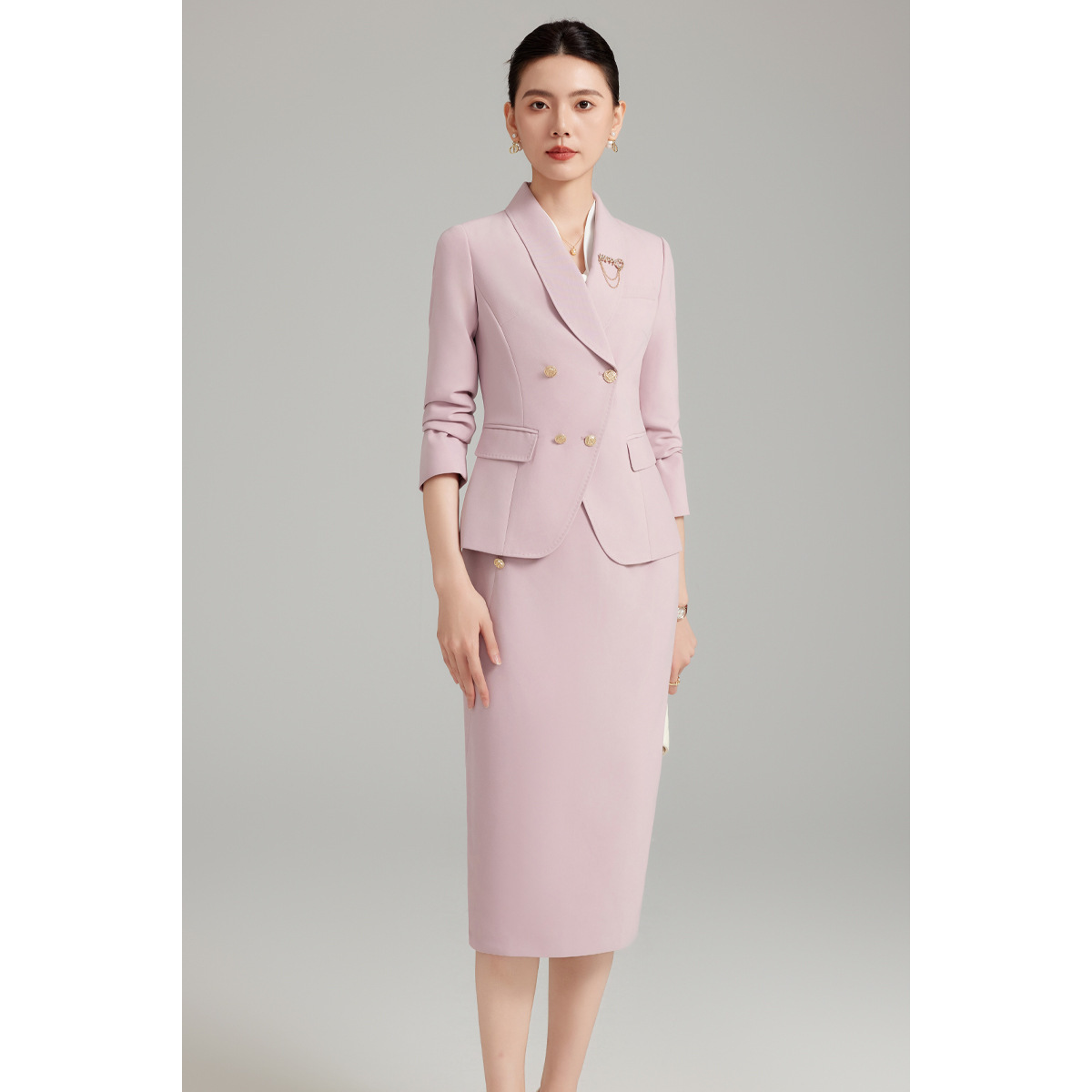 pink suit