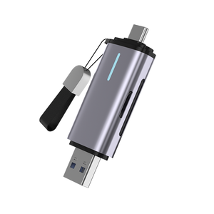 Werkseitig benutzer definierter Mini TF SD-Kartenleser USB C USB 2.0 3.0 Speicher OTG-Kartenleser adapter Mit Typ C für PC Mac iPhone Android - Product Image 5