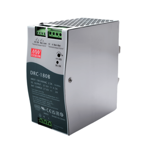 平均井戸DRC-180A 180W充電タイプシングルグループ出力電源 (UPS機能付き) - Product Image 2