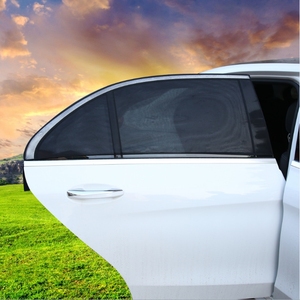 2 Pz/lotto Finestra di Automobile Copre Rivestimenti Finestra Laterale Visiera Ombra Maglia Parasole Visiera Netto Repellente Per Le Zanzare di Protezione Uv - Product Image 1