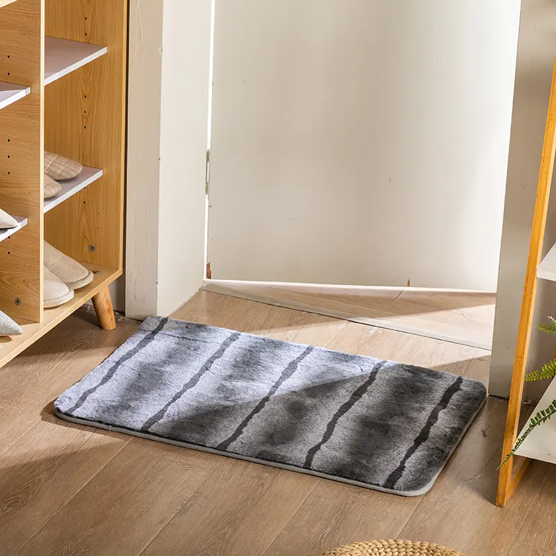 Venta al por mayor, alfombras antideslizantes para dormitorio, alfombras esponjosas y esponjosas, alfombras decorativas