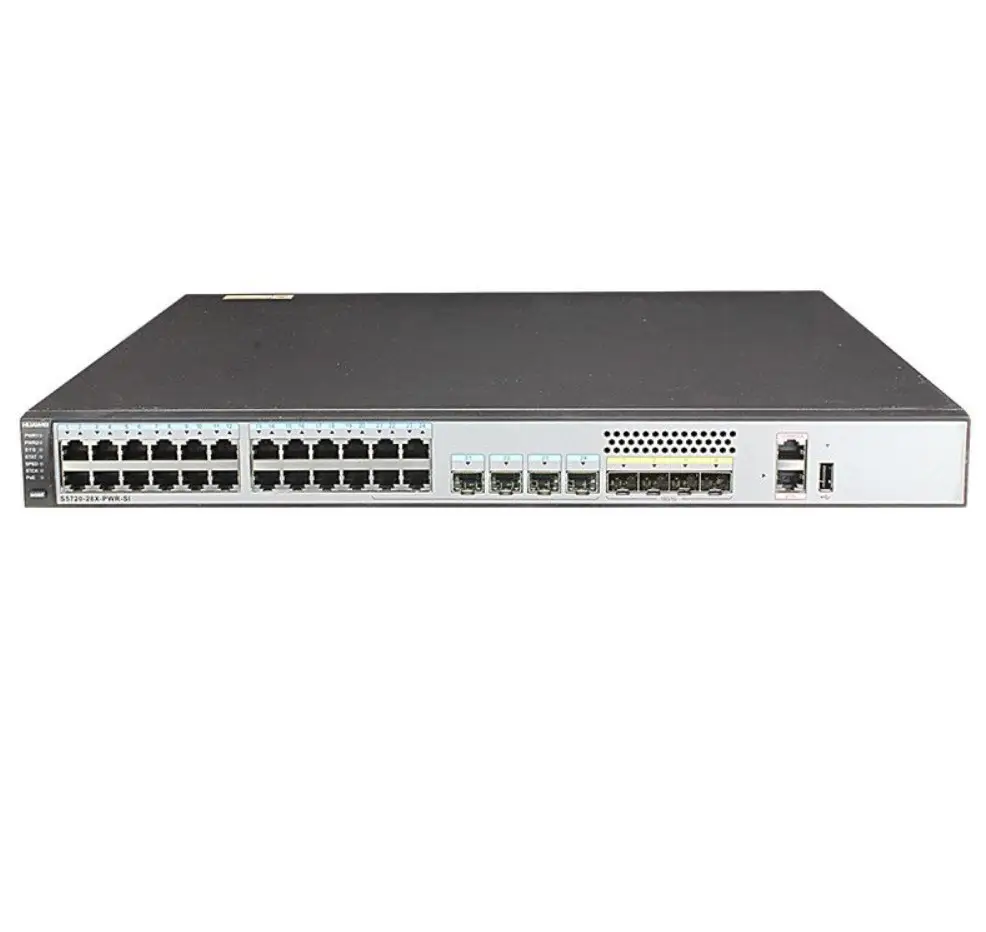 Nueva Marca S5320-28X-SI 24 Ethernet 10/100/1000 de los puertos 4 de que son de doble-propósito 10/100/1000 o SFP