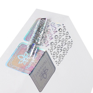 Ambalaj güvenliği için özel baskı yapıştırıcı güvenlik void etiket rulosu hologram logo çıkartması void hologram etiket - Product Image 3