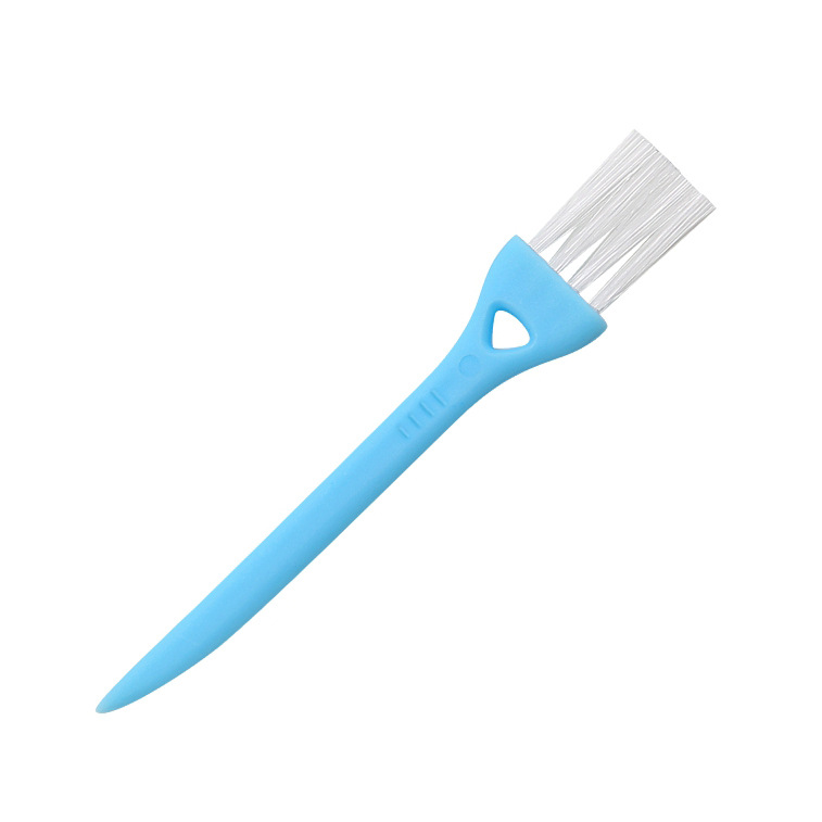 Blue Handle With White Hairbrush
