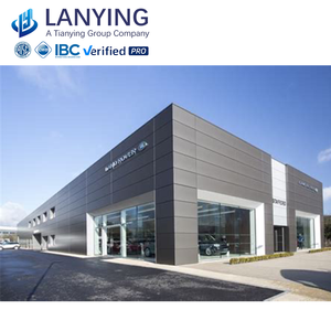 Thiết kế hiện đại nhanh chóng xây dựng kết cấu thép đúc sẵn xe 4S showroom & hội thảo prefab kho xây dựng hội trường - Product Image 3