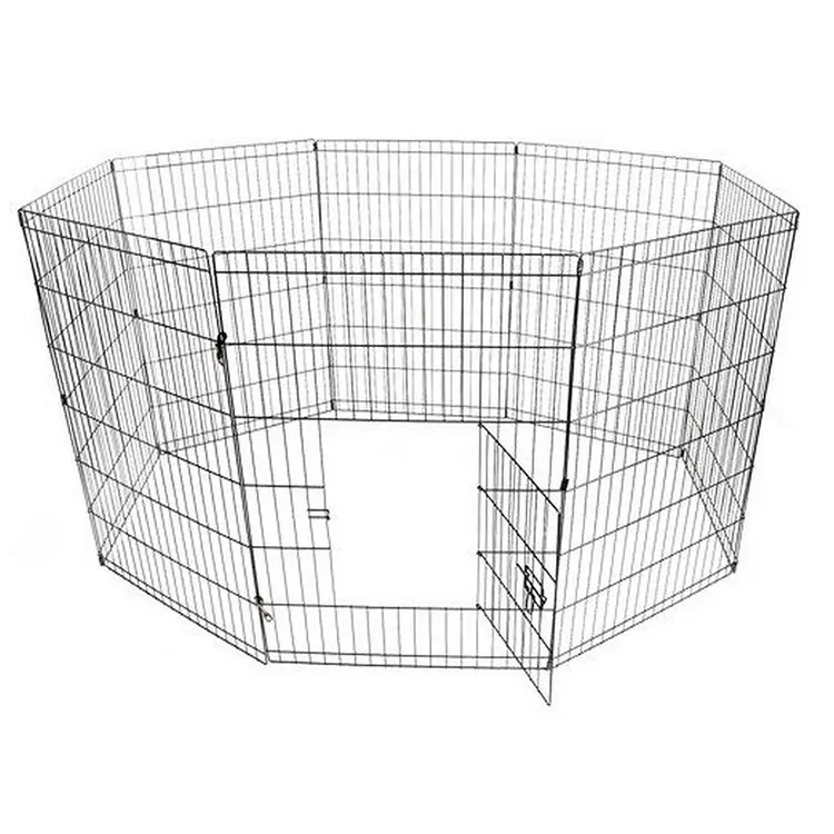 Lớn Pet hàng rào kim loại Dog playpen cũi lồng