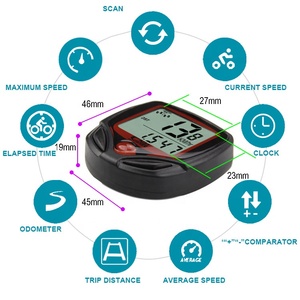 Factory Price Waterproof Bike <strong>Computer</strong> Wired Cycling Odometer <strong>Cycle</strong> Meter Speed Sensor - Product Image 3