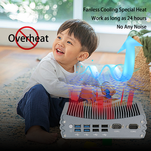 Ktb más nuevo Oem Odm Fanless Embedded Mini Pc Gaming 12/13th Gen Mini Pc I7 I5 I3 Rs485 2 * Lan 2 * Com 8 * Usb All In One Mini Pc - Product Image 3