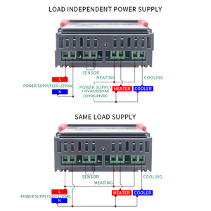 Controlador de humedad Digital AC 110-220V 10A termostato STC-1000 controlador de temperatura de salida de dos relés para incubadora - Product Image 6