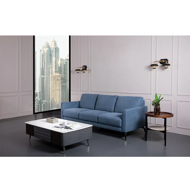 Canapé long de luxe moderne et personnalisé, petits meubles de salon nordique de beauté, de styliste, 3 places, pour bureau, salon