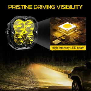 Strobe Remote Control Super Bright 5Inch 160W Led Spot <strong>Lights</strong> 4x4 Offroad Driving <strong>Light</strong> With Wire Harness - Product Image 3