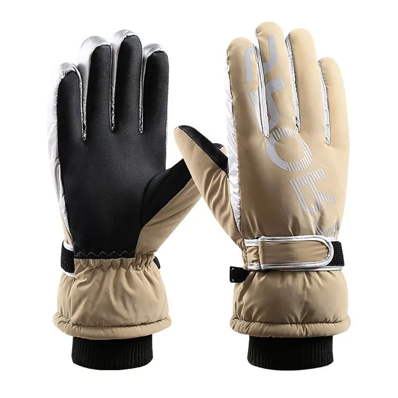 BSCI factory Winter Skiing Gloves Men Waterproof Warm Multi-Functional High Quality Wholesale Cheap