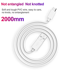 2.4A微型USB数据充电同步微型USB 2.0 a型公USB电缆1m 3英尺2m 6英尺手机安卓充电器 - Product Image 4