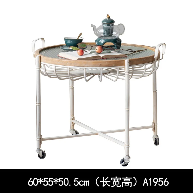 Petite table ronde de style américain - A1957