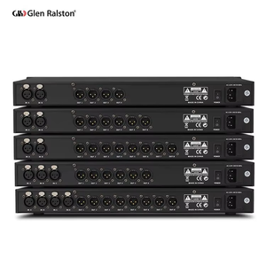 Glen Ralston 2 entradas 4 salidas mezclador ecualizador sistema de sonido profesional procesador de audio digital - Product Image 1