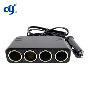 带延长线的4路汽车充电器插座扩展器电源适配器 - Product Image 2