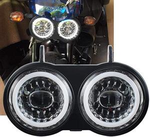 オートバイLEDヘッドライトプロジェクターヘッドランプDRL BuellXB9S XB12Sモデル2003-2010年に使用 - Product Image 1