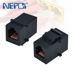 促销XJY-NE-68C UTP RJ45直列耦合器梯形插孔模块CAT5E CAT6 - Product Image 4
