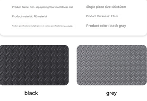 Pinjian spliced bọt sàn Mat nhà phòng tập thể Dục Đào Tạo chống sốc cách âm thể thao võ thuật hội trường Mat leo mat - Product Image 4