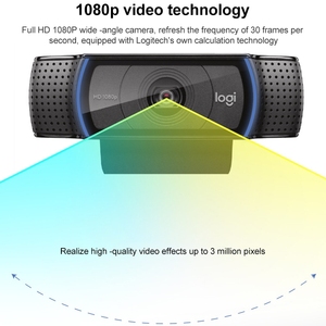 オリジナルLogitech C920e HD Proウェブカメラワイドスクリーン1080P USBスマートWebカメラビデオチャット & レコーディング用CMOSイメージングセンサー