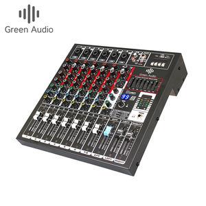 GAX-GB8プロフェッショナルオーディオサウンドカードおよびミキサー8チャンネルUSBデュアルバンドEQ99種類のDSPエフェクターメイン出力ステージコンソール - Product Image 1