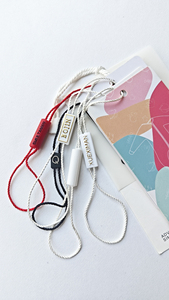 Cuerda de etiqueta de logotipo personalizable personalizada de fábrica, múltiples colores para elegir de cuerda de etiqueta colgante - Product Image 6