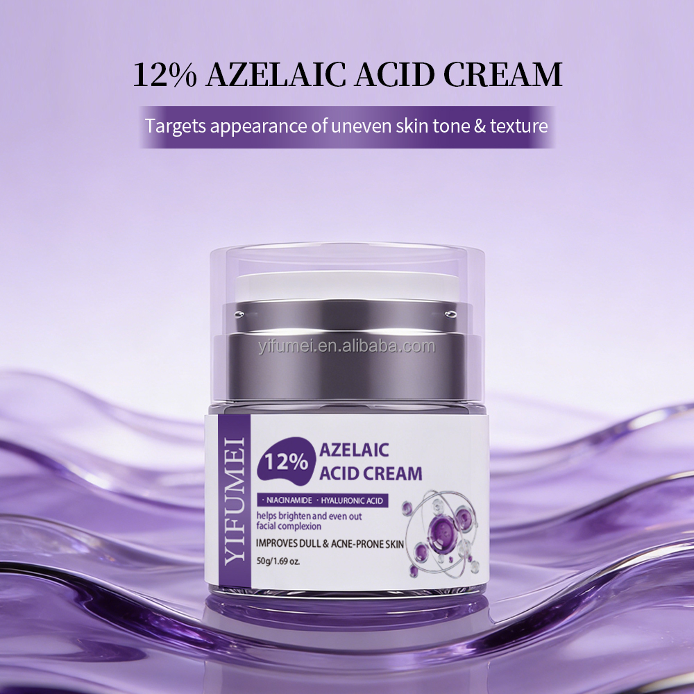 Crème visage à l'acide azélaïque