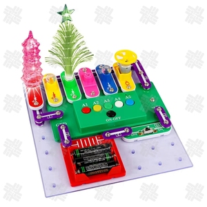 Kit di blocchi elettronici programmabili fai da te circuito a vapore giocattolo fisico bambini scienza educativa esperimento elettronico blocco di costruzione - Product Image 1