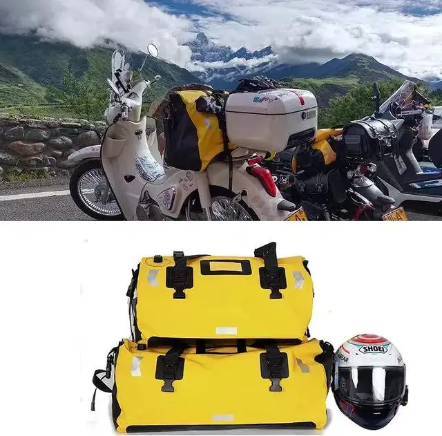 オートバイサドルバッグバイク用防水90lオートバイバッグ