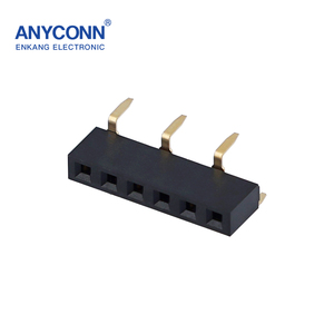F tipi Pin konnektörü ile SMT DIP PCB dişi başlık PH2.54 Pitch 1x5p OEM/ODM mevcut - Product Image 4