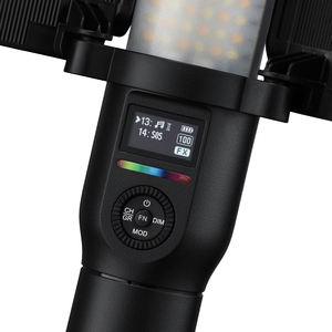 Godox LC500R 2500K-8500K çift renkli tam renkli RGB LED ışık çubuğu aydınlatma efektleri CRI 96 TLCI 98 uzaktan kumanda ve Barndoor - Product Image 6